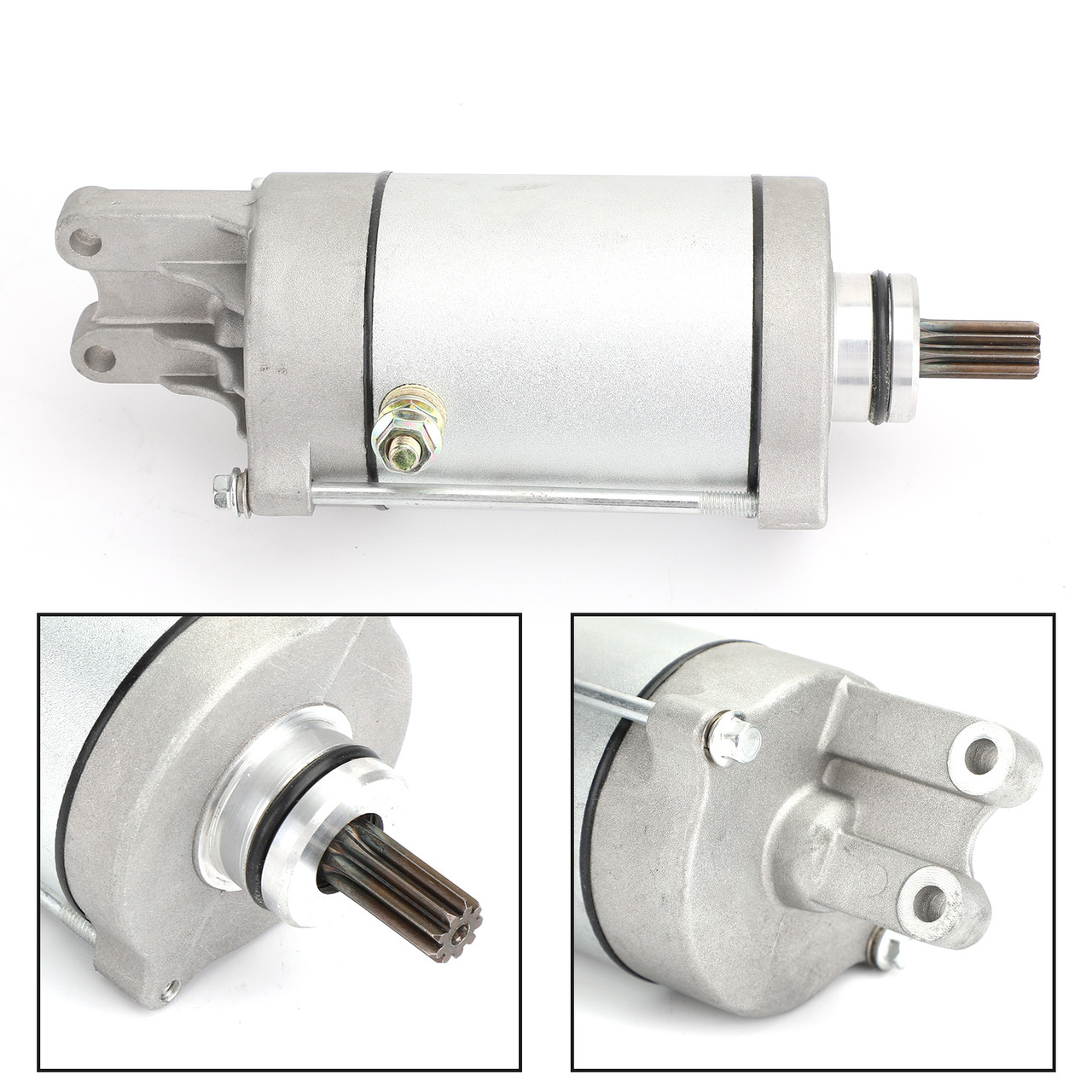 Starter For Honda Powersport TRX680 Rincon 680 06-17 GPScape 06-09 TRX650FA A Rincon 650 03-05 GPScape 04-05 Silver