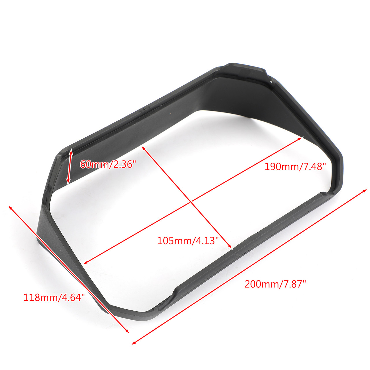 Dashboard Sun Visor For BMW F850GS F750GS R1200GS LC/ADV 18-19 Black