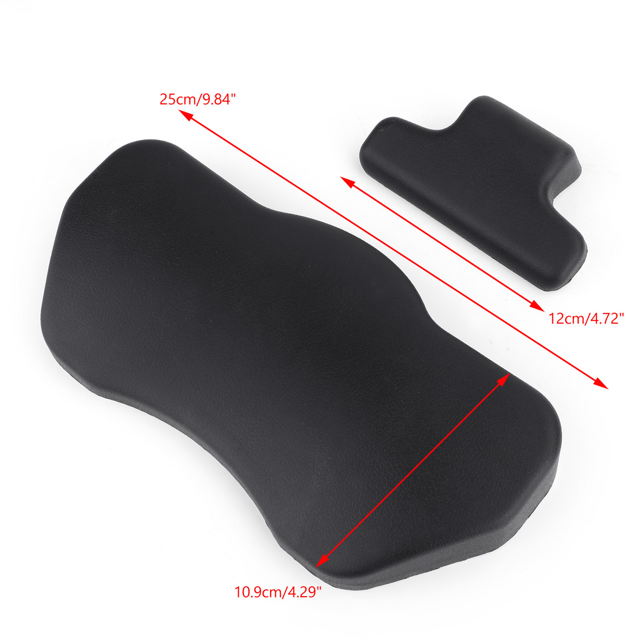 Rear Top Case Box Backrest Pad For BMW F650 F750 950 1290 Black