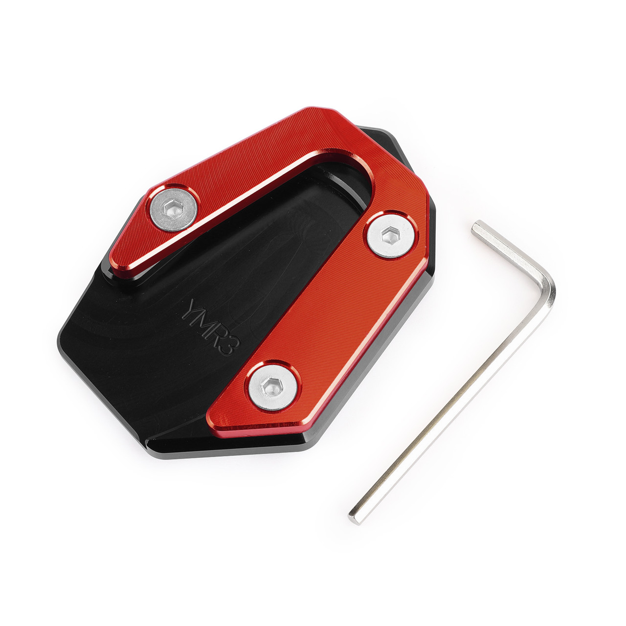 Side Stand Kickstand Enlarger Plate For YAMAHA YZF R25 R3 MT-25 MT-03 2014-2017 Red