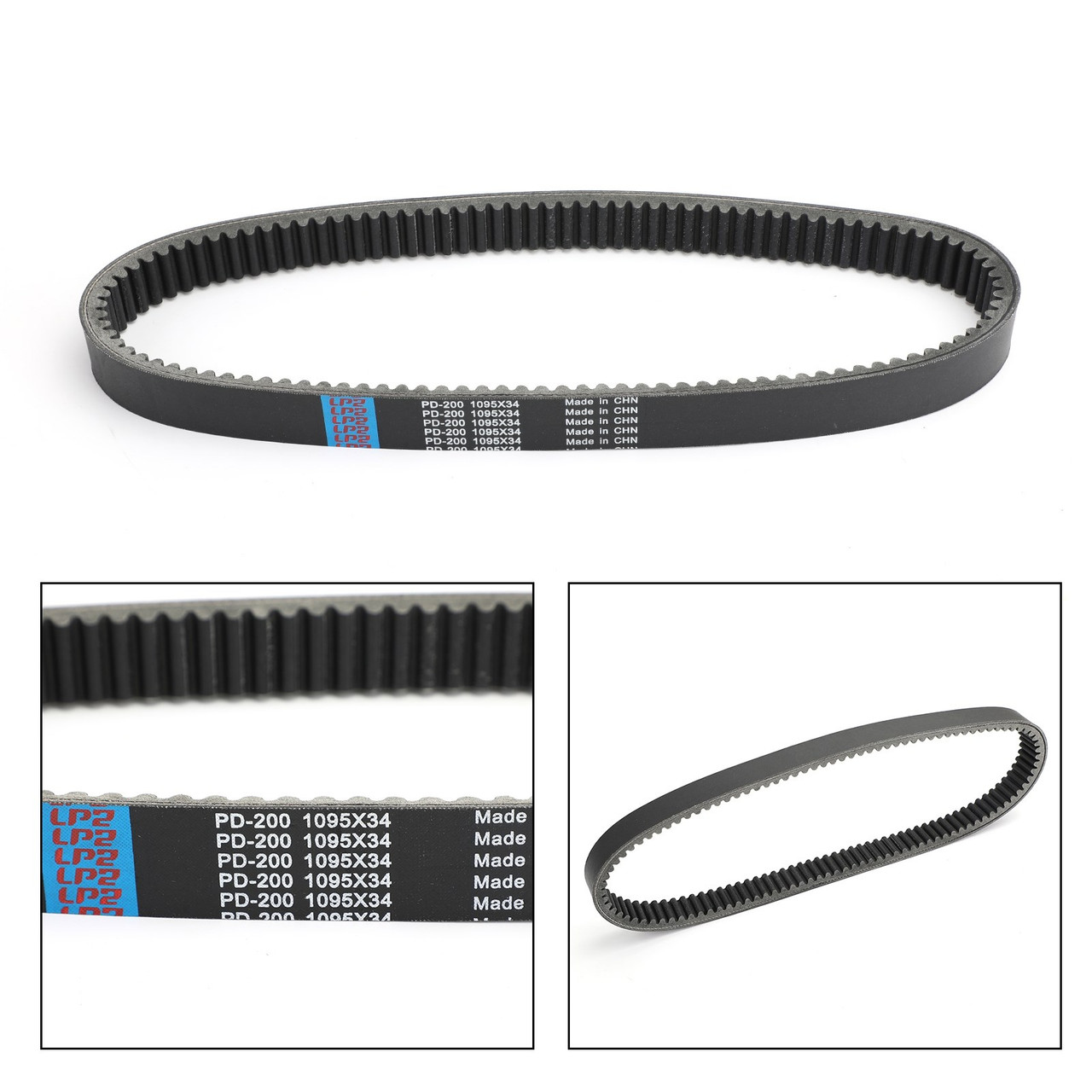 Drive Belt 3211175 for Polaris Ranger 1000 Ranger Crew 1000 2015-2018 Black