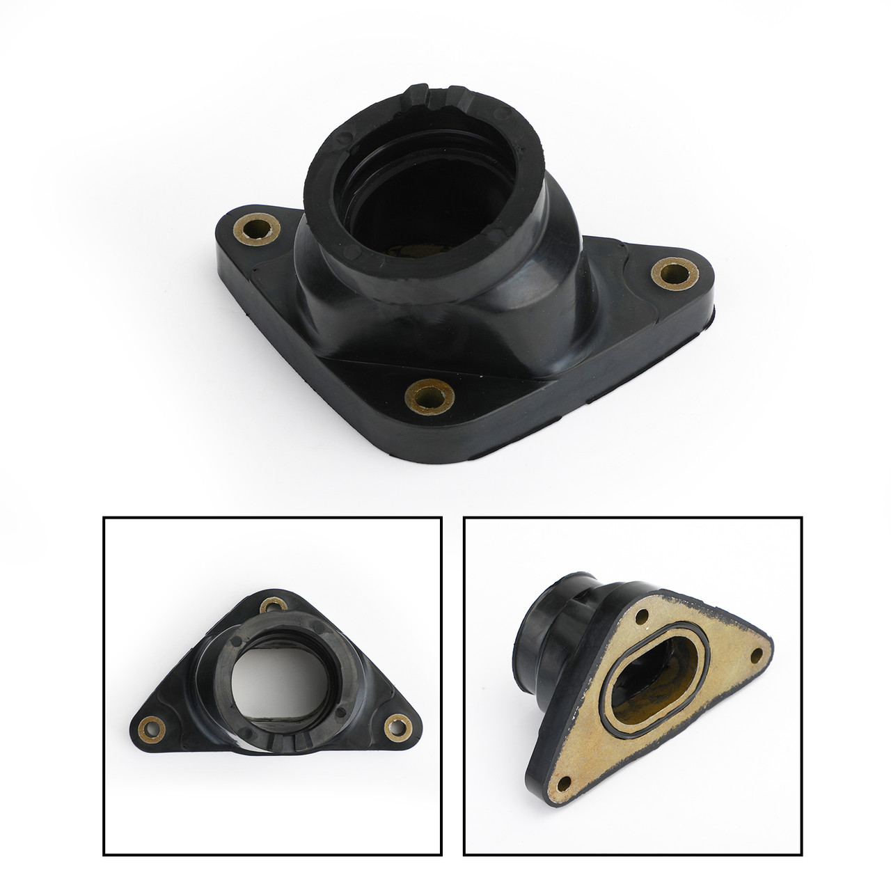 Intake Manifold Boot Joint Carburetor Carb Insulator For Honda TRX400 TRX400EX 99-08 TRX400 Sportrax 400EX 02-08 TRX400 TRX400X 09-14 TRX400 Sportrax 400X 09 Black