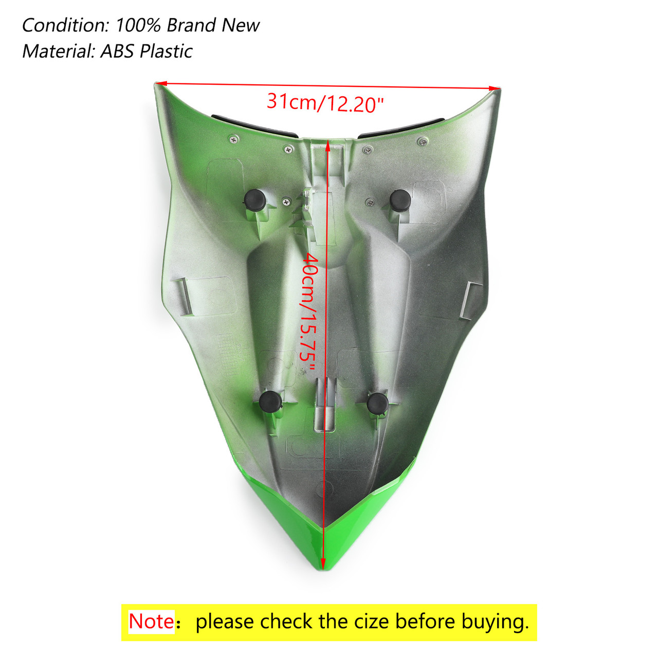 Seat Cover Cowl Fit For Kawasaki Z650 Ninja 650 2017-2023 LGreen