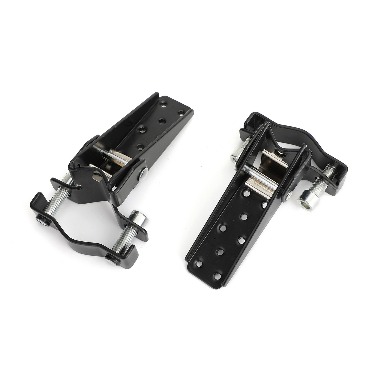 Passenger Foot Peg Rear Pedal Footrest 25-28mm For Universal Motorcycle Black
