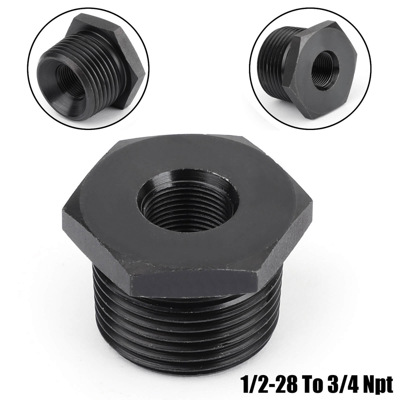 1 2 28 To 3 4 Npt Threaded Adapter Automotive Oil Filter Adapter Black Mad Hornets 1 2 28 To 3 4 Npt Threaded Adapter Automotive Oil Filter Adapter Black Mad Hornets