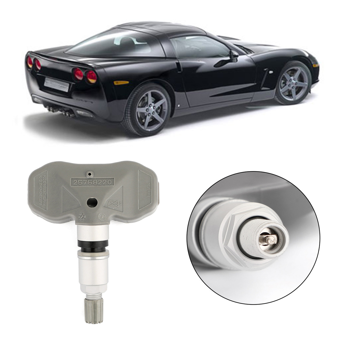 1PCS TPMS Replace 25758220 Auto Tire Pressure Sensor For C6 Corvette 2005-2009