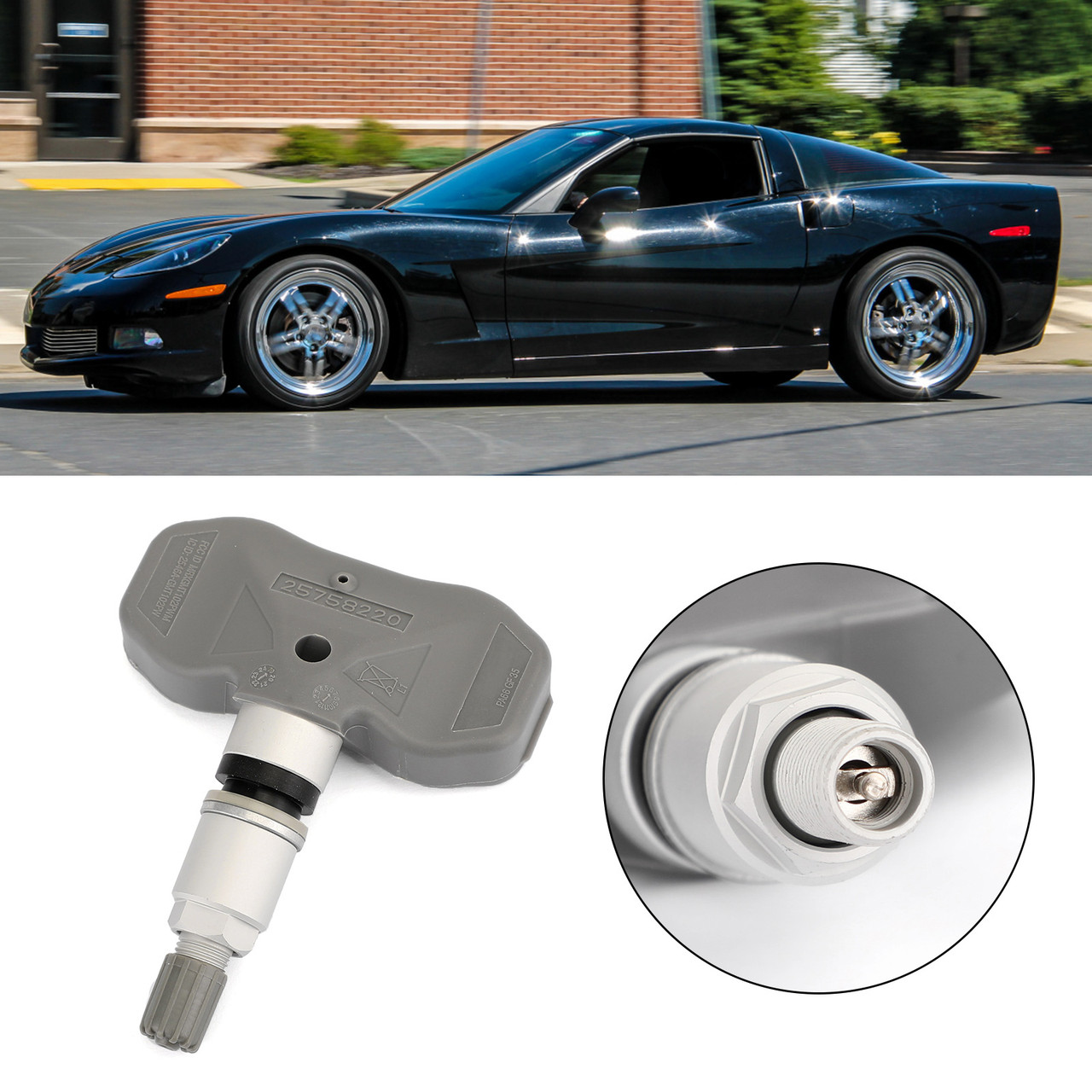 1PCS TPMS Replace 25758220 Auto Tire Pressure Sensor For C6 Corvette 2005-2009