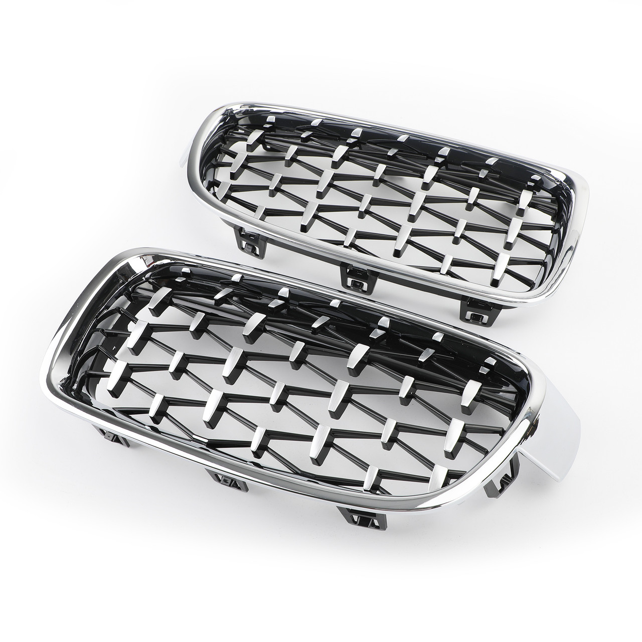 Front Kidney Grille for BMW F30 328i 335i 12-16 Chrome
