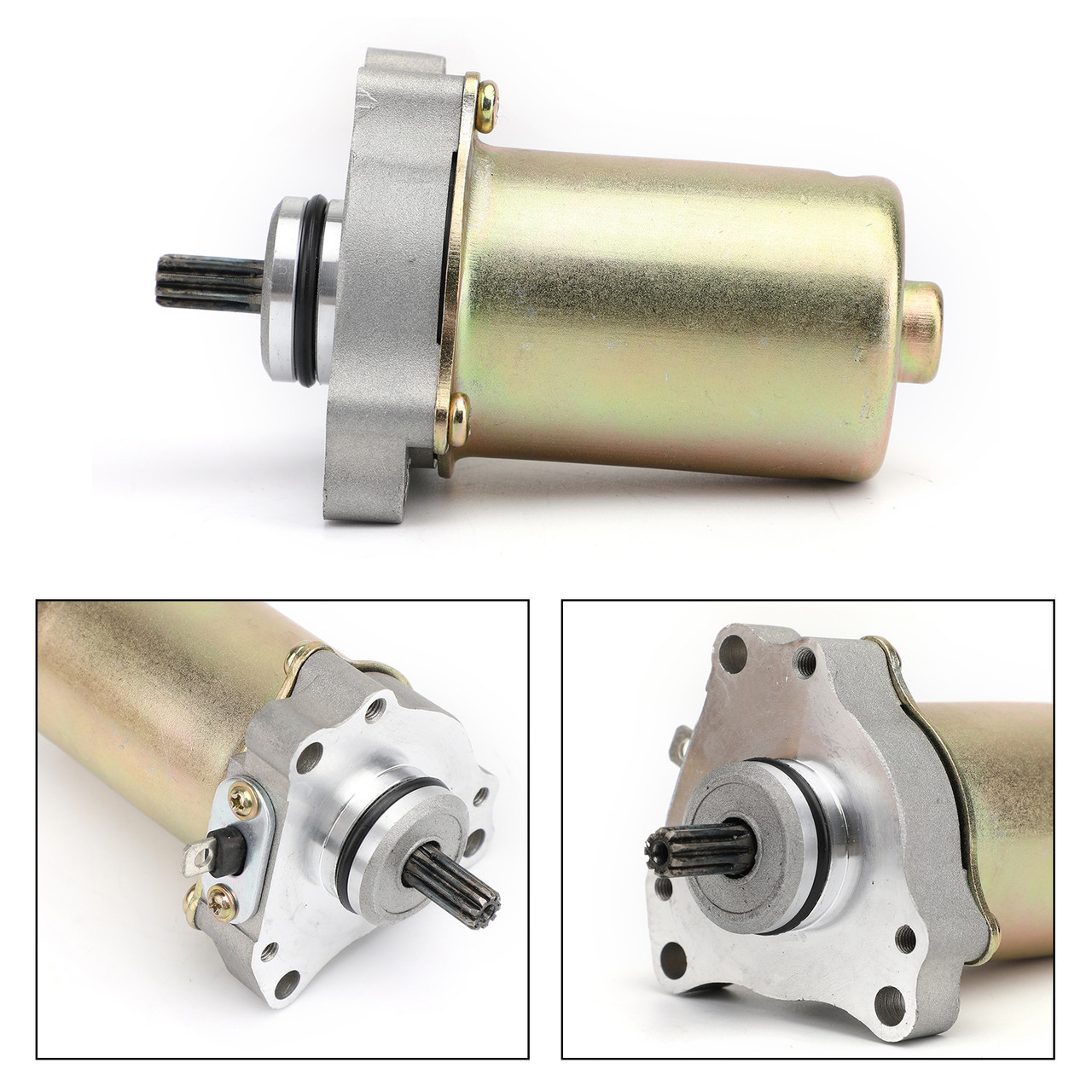 Engine Electric Starter For Kawasaki KLX110L 10-20 BR125 Z125 16-19 KRT Edition 17-19 Gold