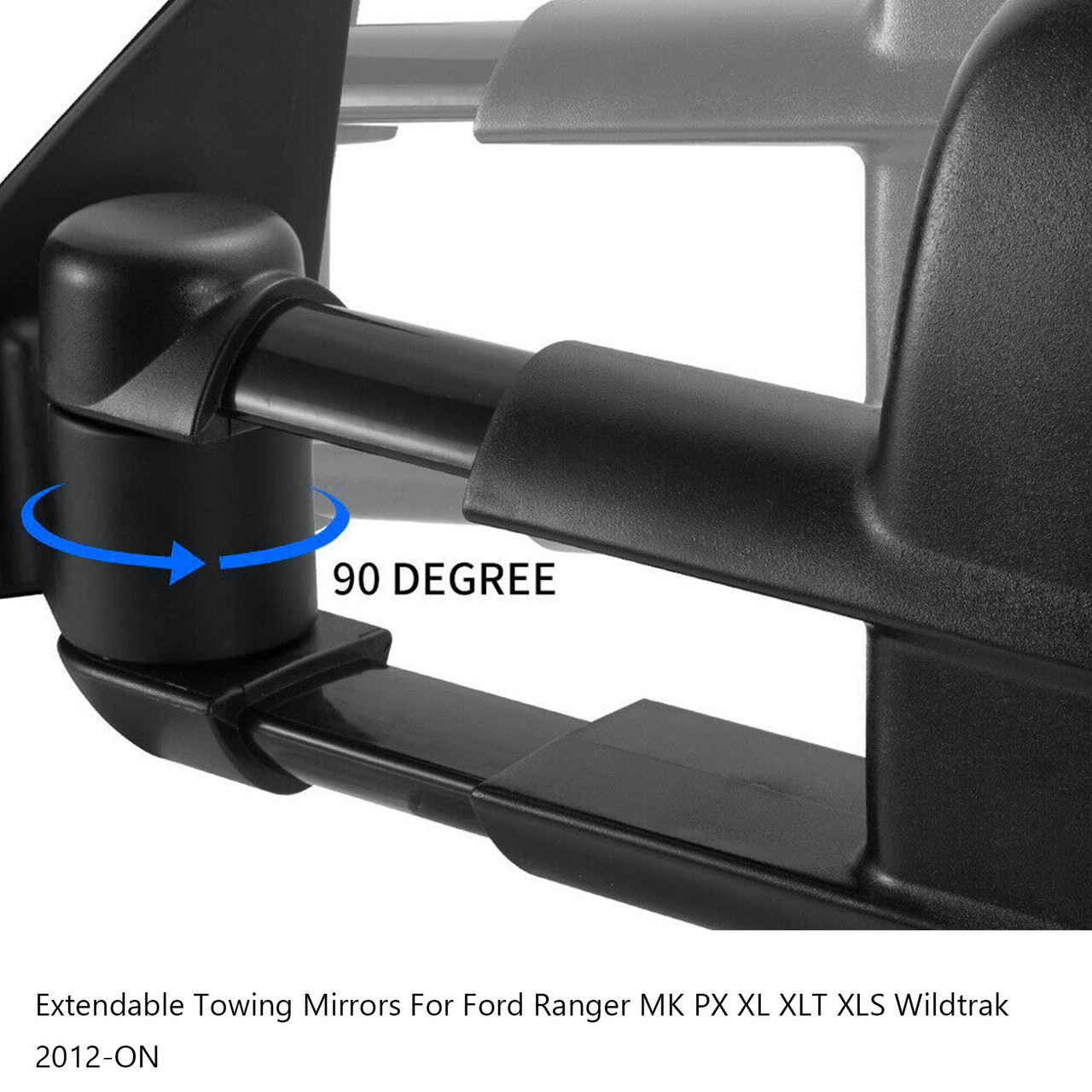 Power Extendable Towing Signal Mirrors Fit For FORD Ranger MK PX XL XLT XLS Wildtrak 2012-2022