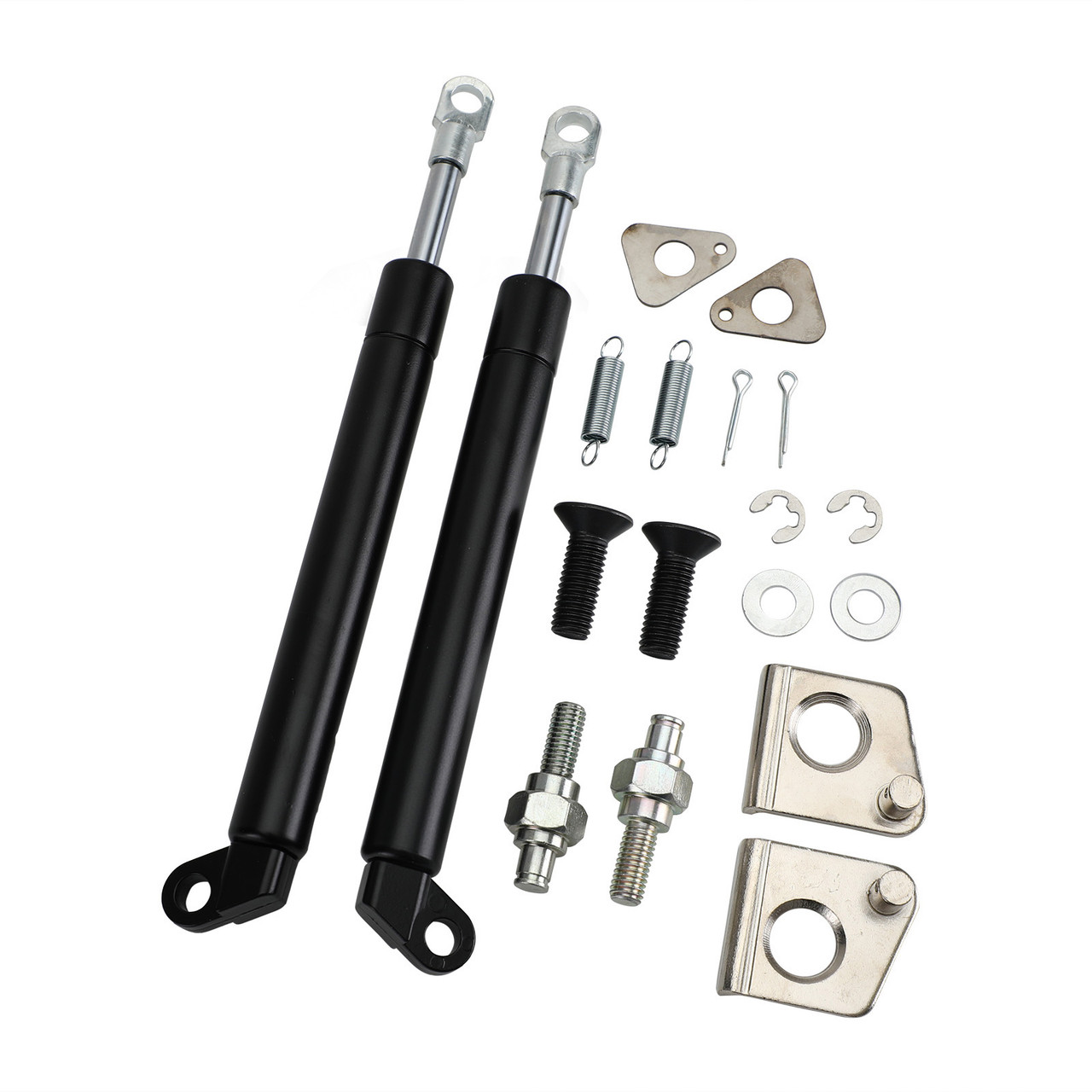 2X Rear Tailgate Slow Down Easy Up Damper Strut For Ford PX Ranger 11-17 Black