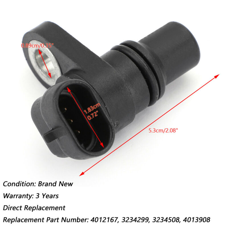 Hall Effect Speed Sensor 4013908 4012167 For Polaris Rzr 570 800 900 1000 Ranger 500 700 900 Black