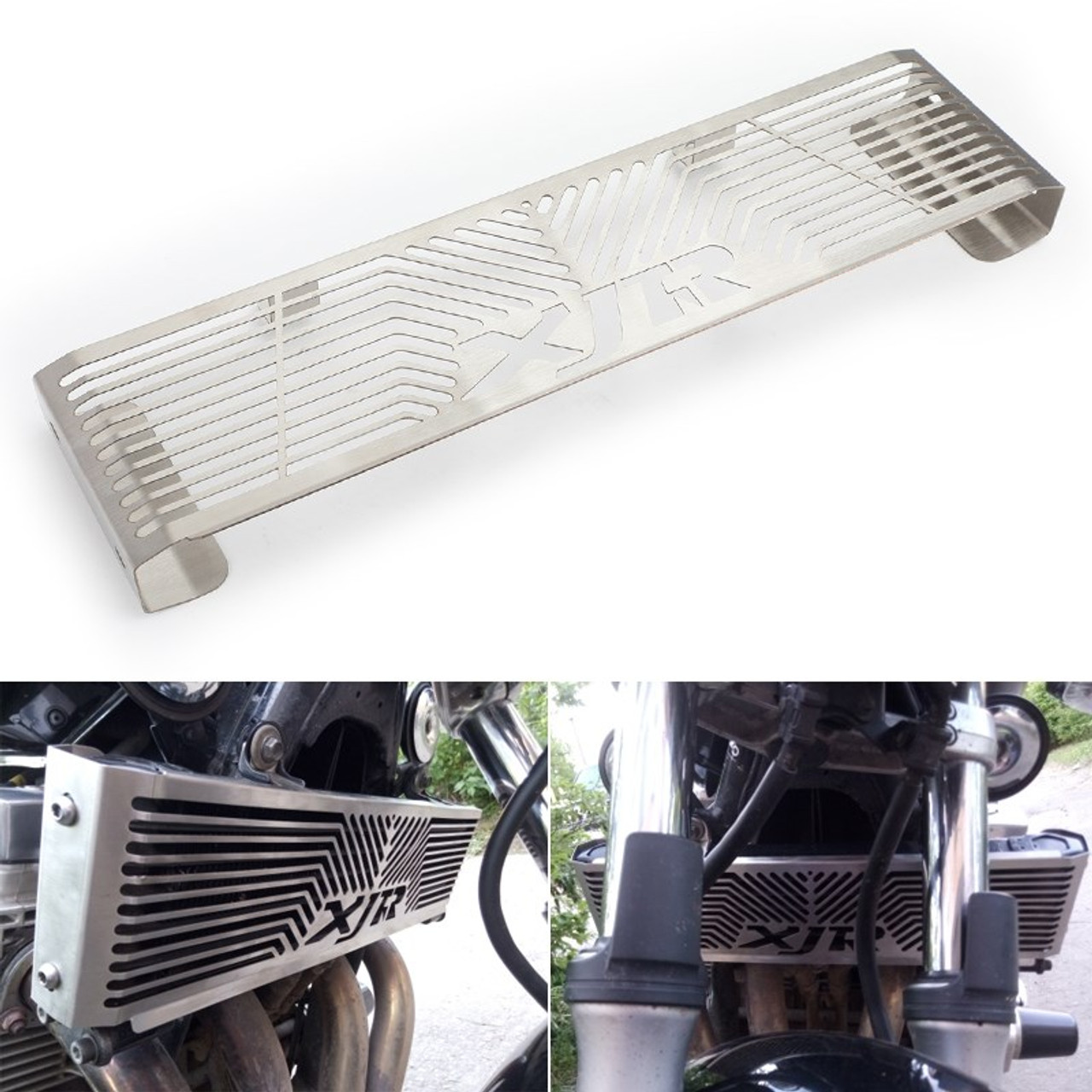 Stainless Steel Radiator Guard Prorector For Yamaha XJR 1300 XJR1300 98-08 Silver