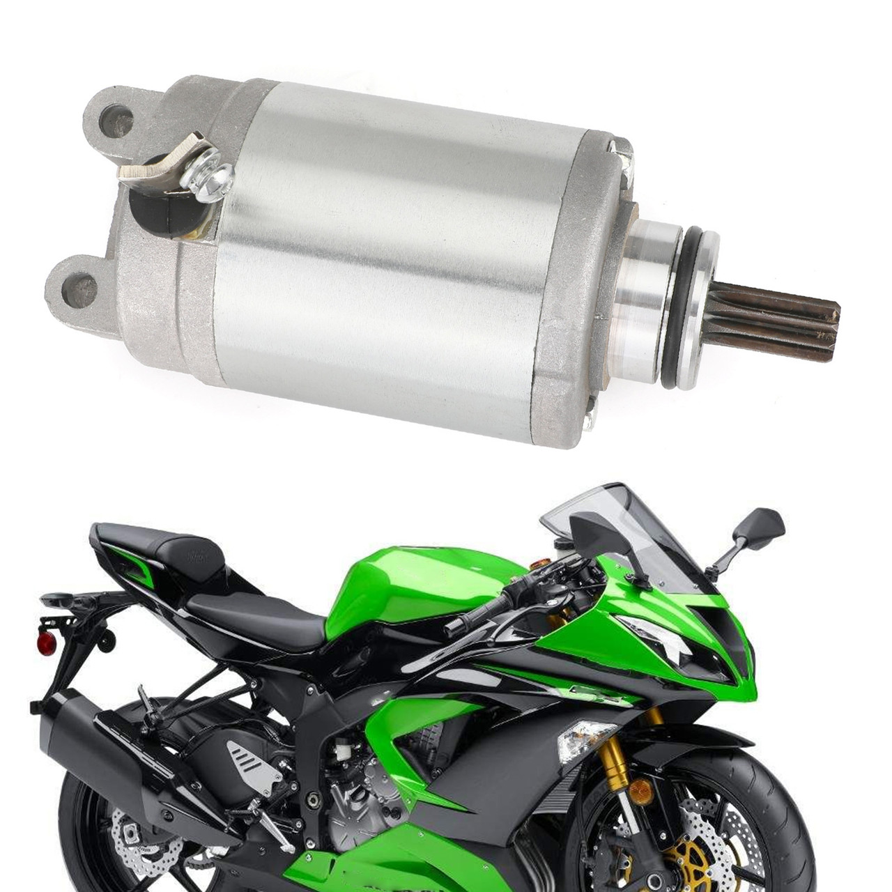 2007-2012 Starter Motor For Kawasaki ZX-6R ZX6R Ninja ZX600P