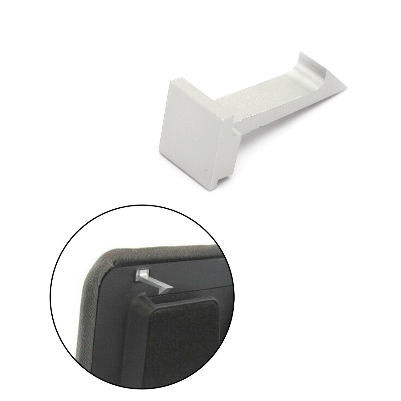 Center Console Arm Rest Latch Fix For Ford Ranger / Mazda B Series 1992-2003 Silver