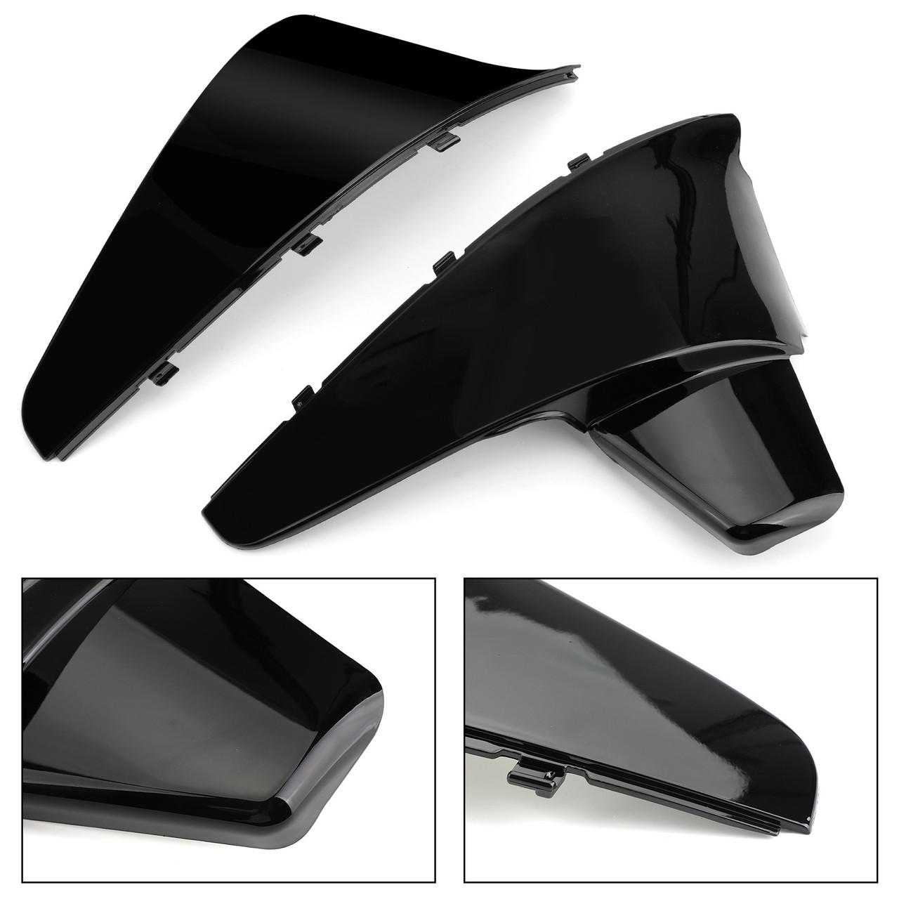 ABS Battery Side Fairing Cover For Honda Shadow VT600 VLX 600 STEED400 1988-1998 Black