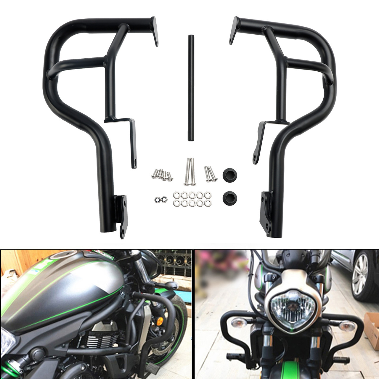 Engine Bumper Guard Crash Bar Protector Fit for Kawasaki Vulcan S 650 2015-2024 