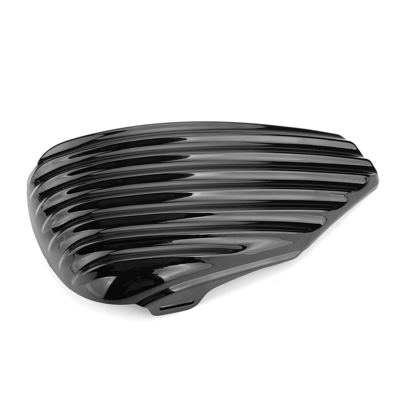 Left&Right Battery Side Cover For Harley Sportster XL883 XL1200 48 72 04-13 Black