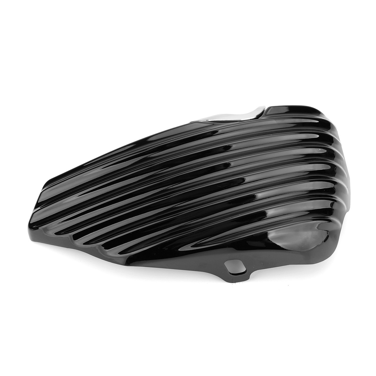 Left&Right Battery Side Cover For Harley Sportster XL883 XL1200 48 72 04-13 Black