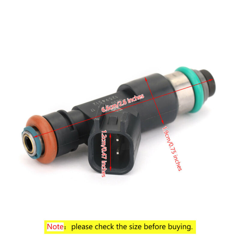 Fuel Injectors For Chevrolet Avalanche 5.3L 6.0L 07-09 Express 1500 5.3L 08-09 4.3L 6.0L 5.3L Tahoe 07-09 Black