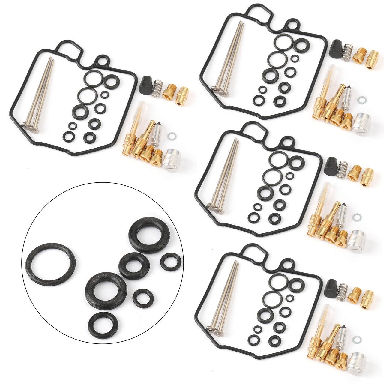 4PC Carburetor Repair Rebuild Kit For Honda CB750F CB750 F Super Sport 80-82 81