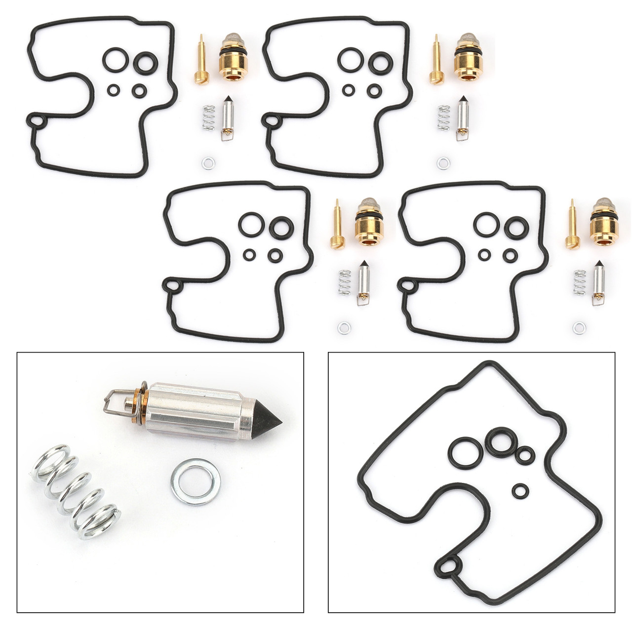 4x Carburetor Carb Repair Rebuild Kit For KAWASAKI Ninja ZX6R