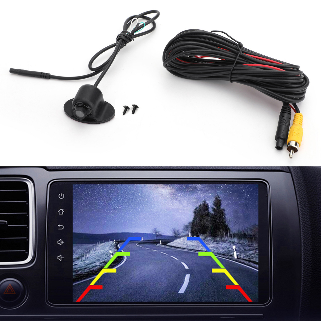 360 Degree Car Rear Front Side View Night Version Backup Reverse Camera HD CCD CMOS