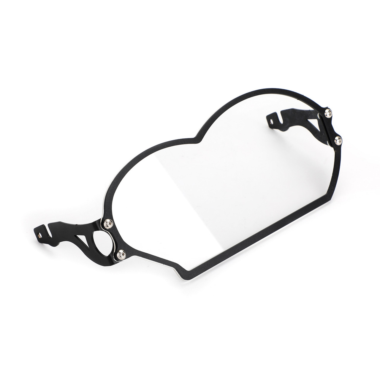 Tranparent Headlight Guard Protector Cover for BMW R 1200 GS / ADV 2004-2012 Black
