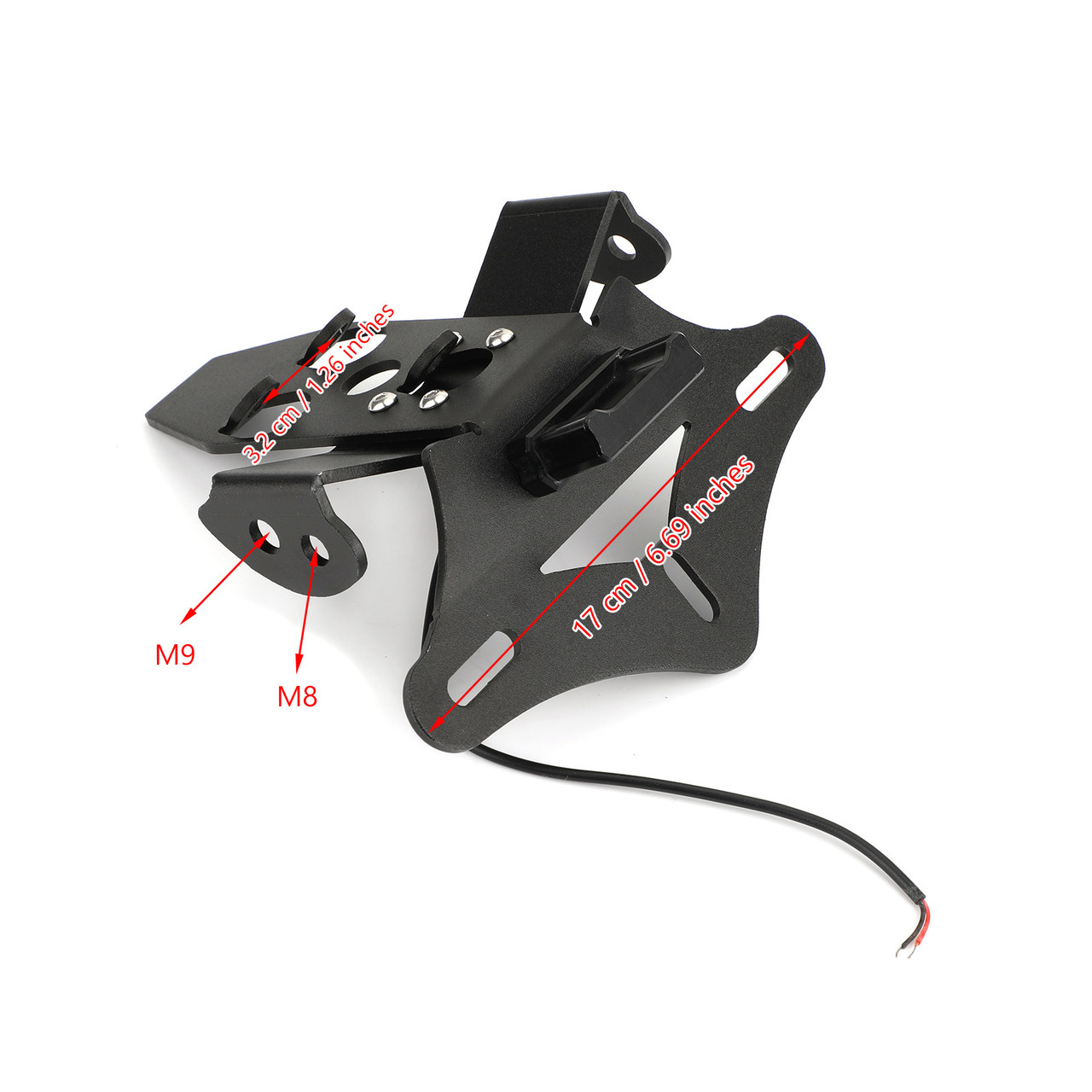 Rear License Plate Holder Bracket For Honda CBR1000RR 2008-2016 Black