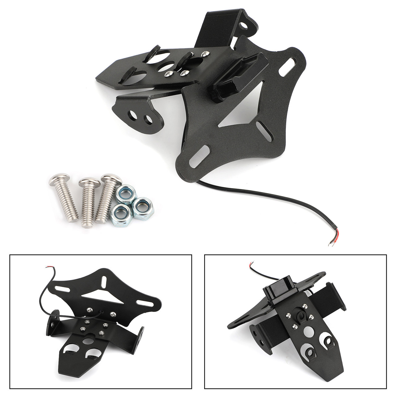 Rear License Plate Holder Bracket For Honda CBR1000RR 2008-2016 Black