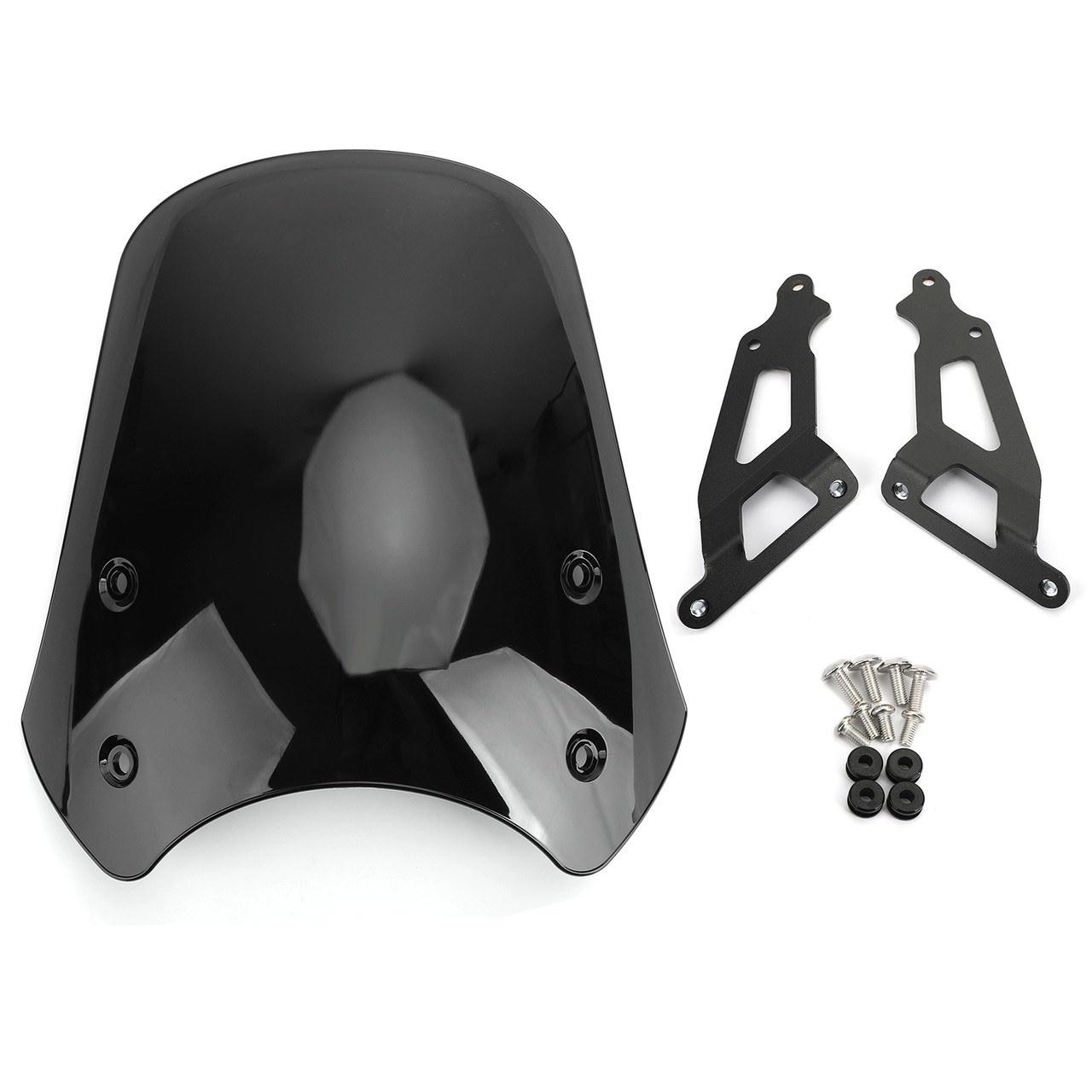 ABS Plastic Windshield For Yamaha XSR900 16-19 Black