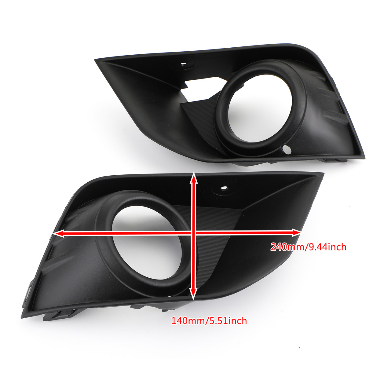 2x 4" 55W White LED Fog Light Kit H11 For Mitsubishi Outlander Sport ASX RVR 2007-2020 + More