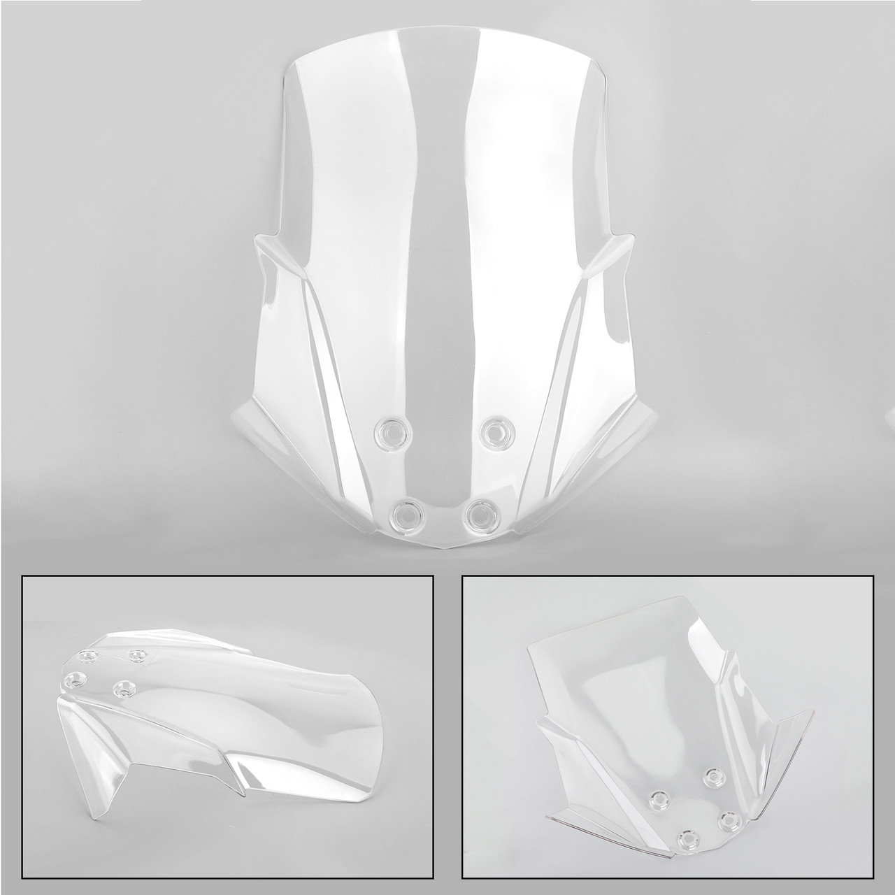 Windshield Windscreen For Kawasaki Versys-X300 2017-2019 Clear
