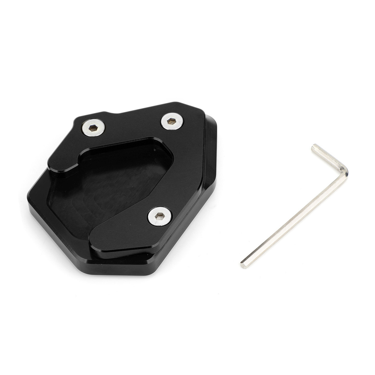 Kickstand Side Stand Extension Plate For Benelli Leoncino 500 BJ250 TNT25 BJ300 Black