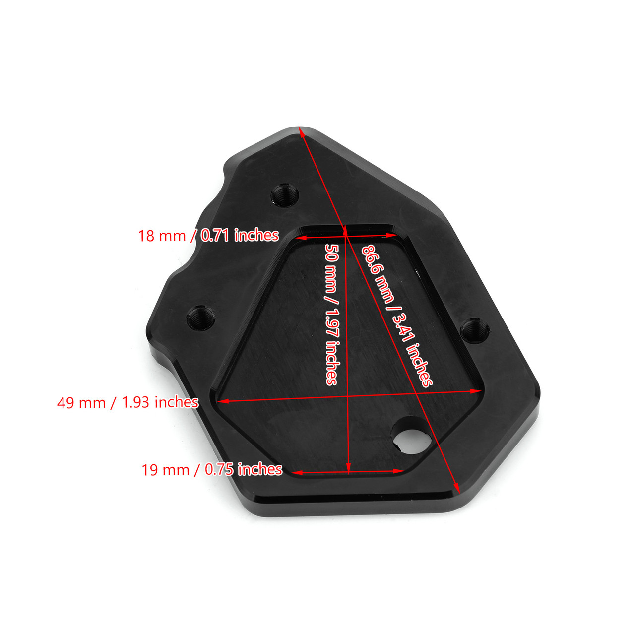 Kickstand Side Stand Extension Plate For Benelli Leoncino 500 BJ250 TNT25 BJ300 Gold