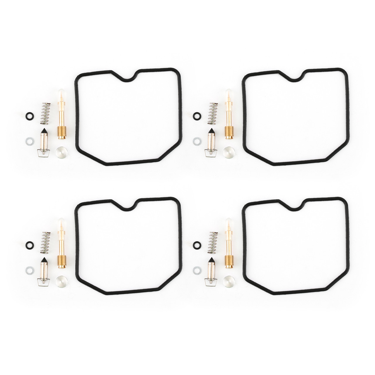 4PC Carburetor Rebuild Repair Kit for Kawasaki KLX250 KLR250 KLX250S KLX300 ZL900A KLX250D KVF300A