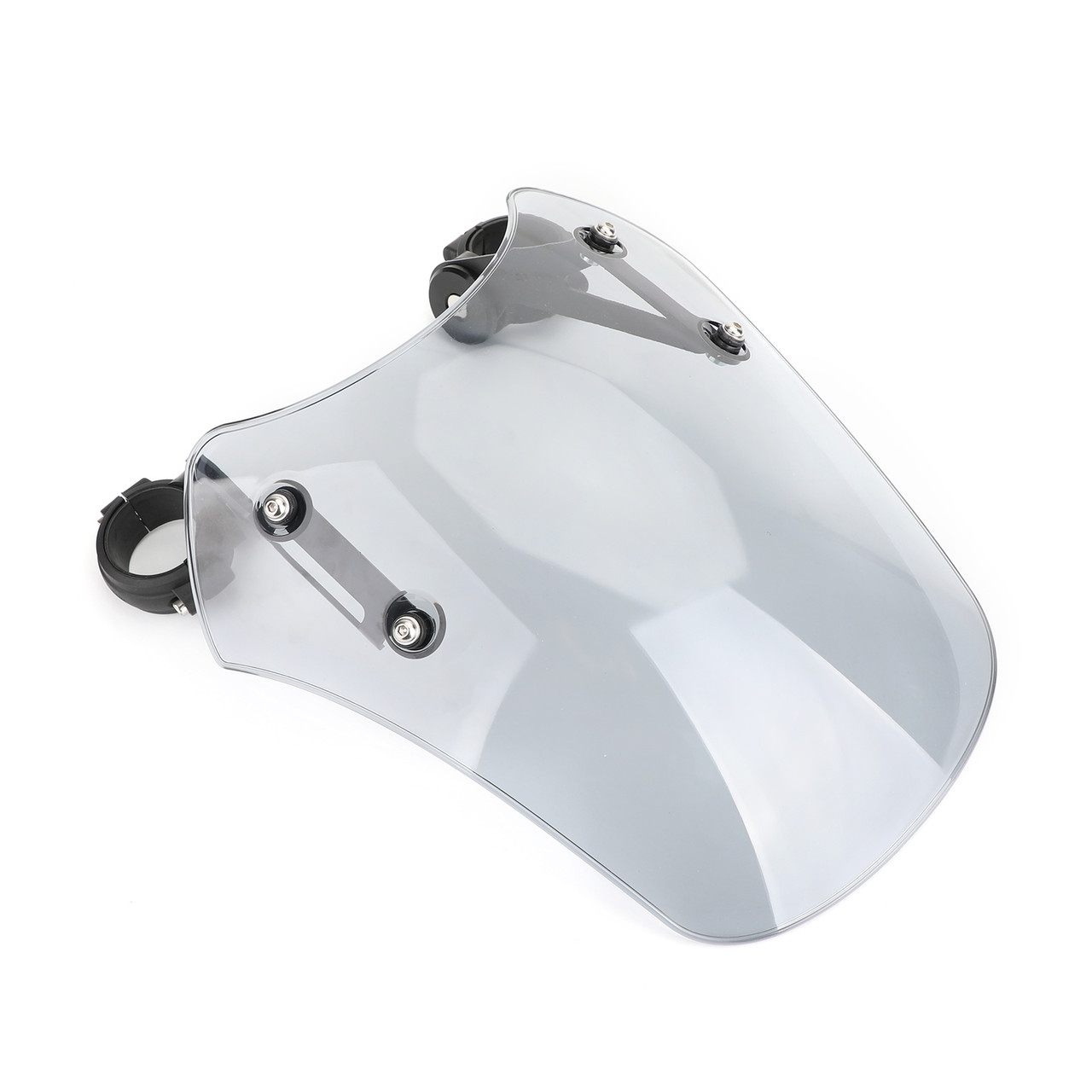 ABS Plastic Windscreen Windshield for FXST Softail 05-11 FXSTB 00-09 FXSTC 07-10 FXS Blackline 11-13 FXDB 06-19 FXDL 96-18 Gray