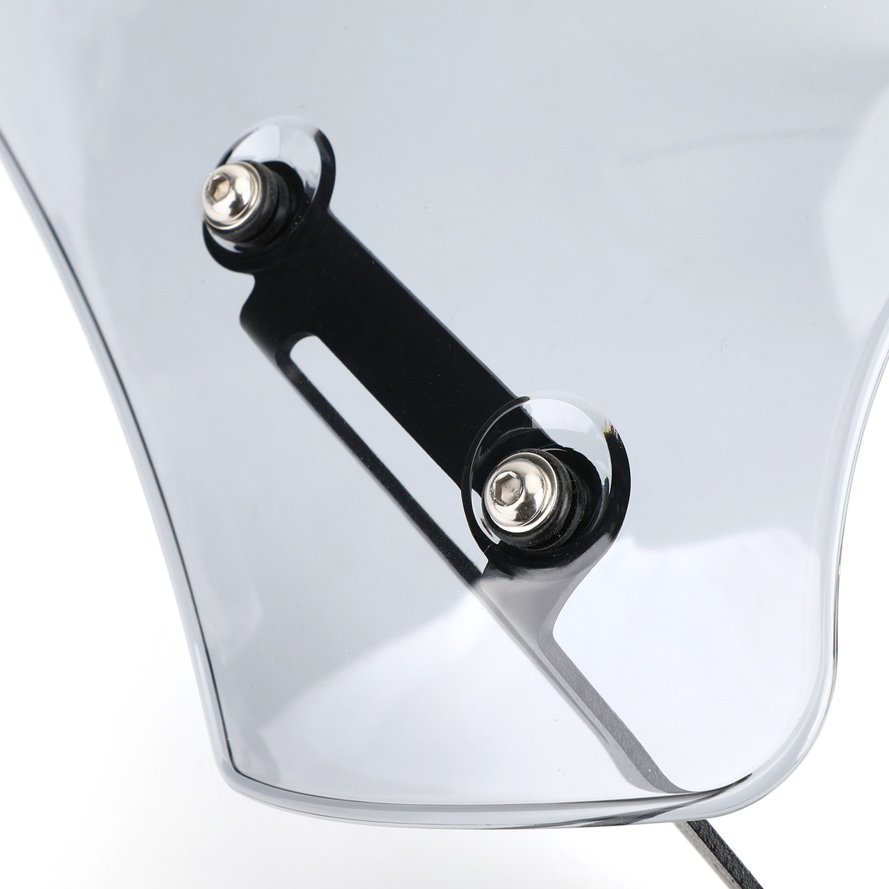 ABS Plastic Windscreen Windshield for FXST Softail 05-11 FXSTB 00-09 FXSTC 07-10 FXS Blackline 11-13 FXDB 06-19 FXDL 96-18 Grayy