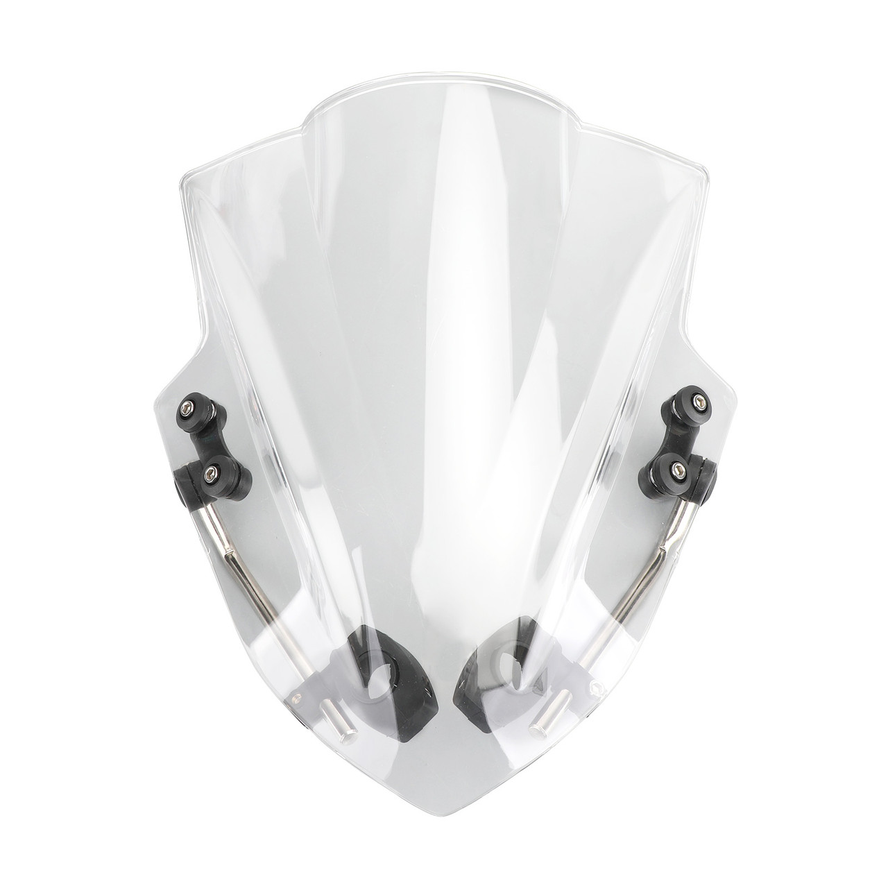 Universal 7/8" 22mm Handlebar ABS Plastic Motorcycle Windshield WindScreen Clear