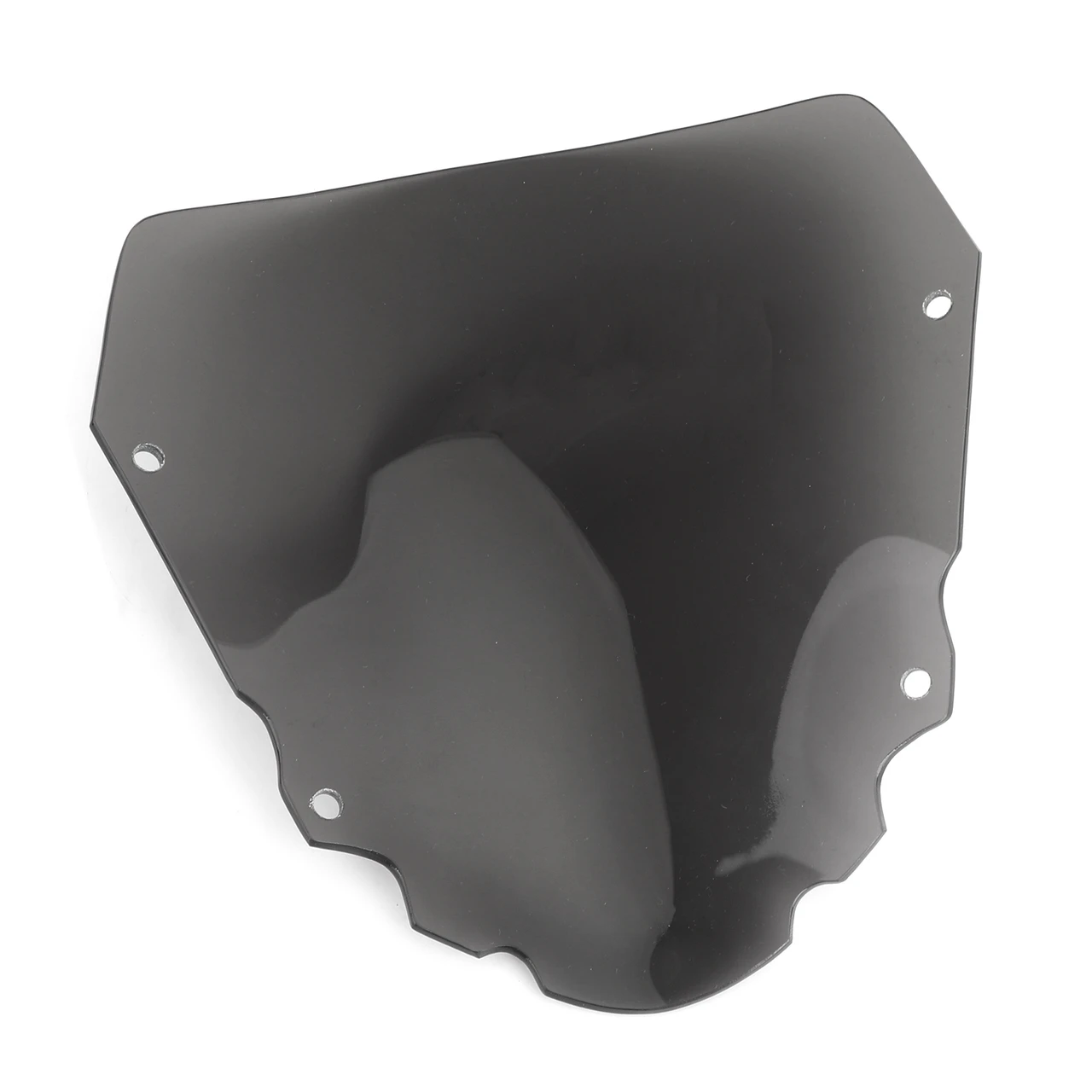 Short 4mm Windscreen Windshield for Kawasaki KLR650 2008-2014 Black
