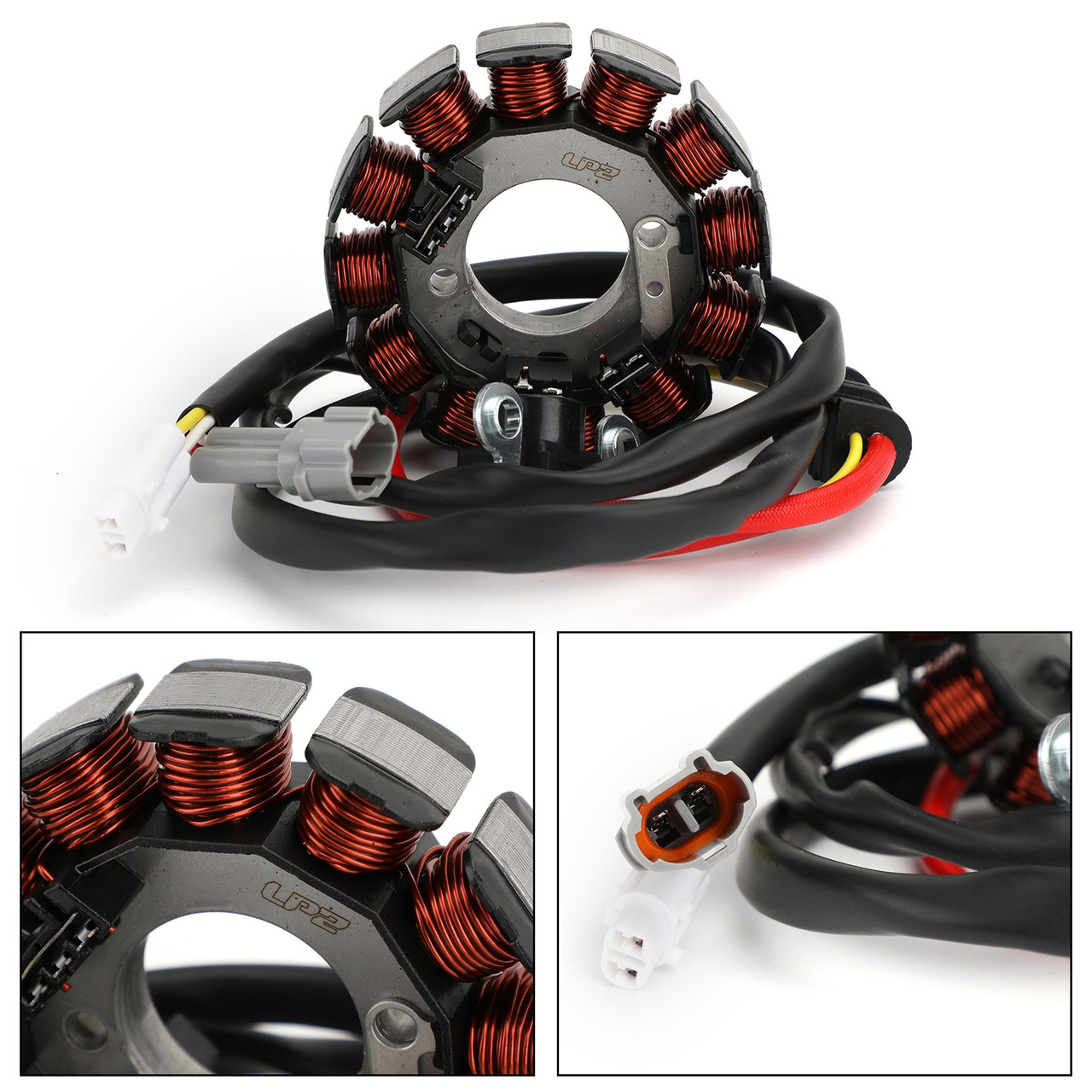 Alternator Magneto Stator For Yamaha YFZ450R 04-08 YFZ450 YFZ450R Limited Edition 2004 YFZ450 YFZ450R Special Edition 05-08 YFZ450 YFZ450R Special Edition 2 07-08 Fits Yamaha YFZ450 YFZ450X Special Edition 07-08