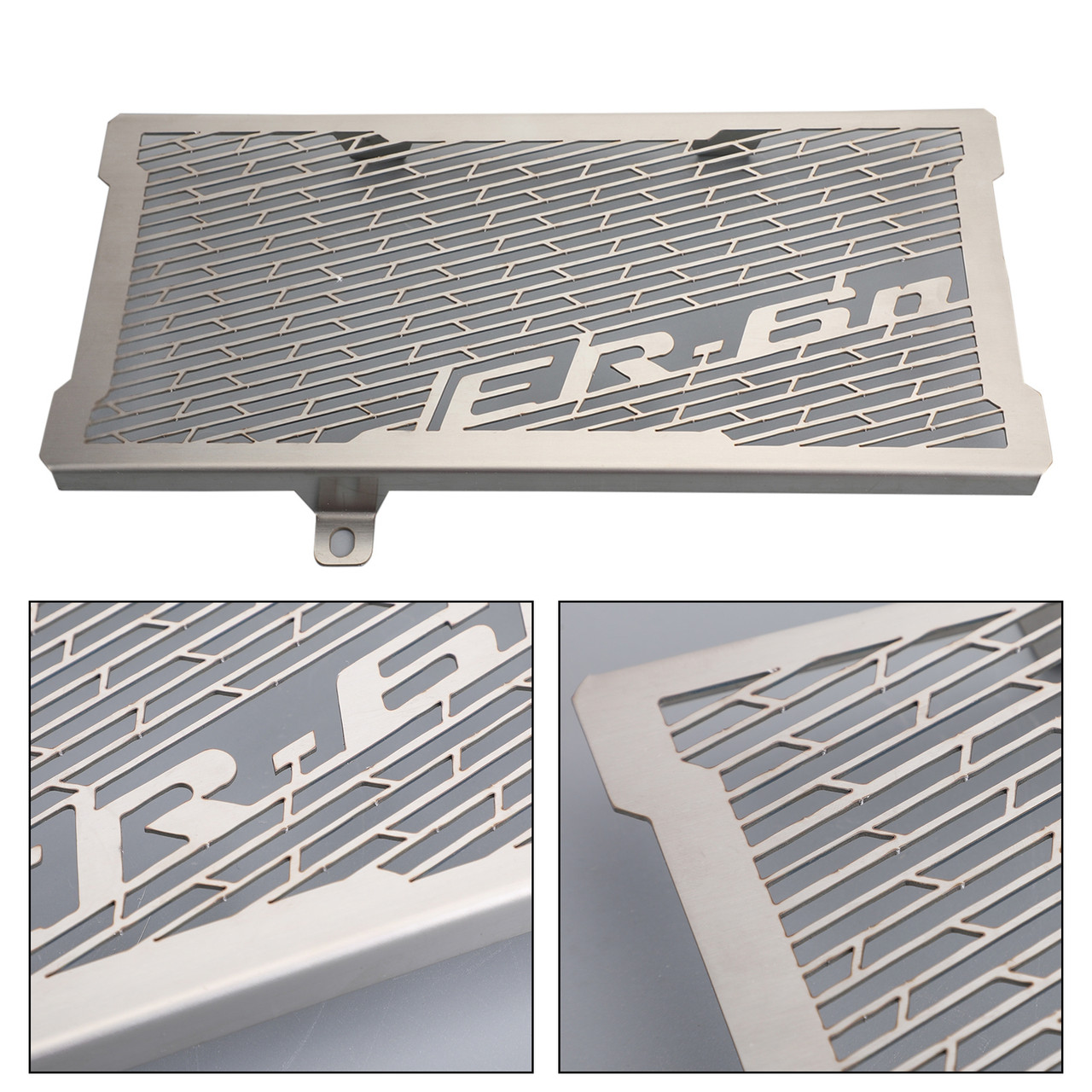Stainless Steel Radiator Guard Prorector  for Kawasaki ER-6F ER-6N 12-16 Silver
