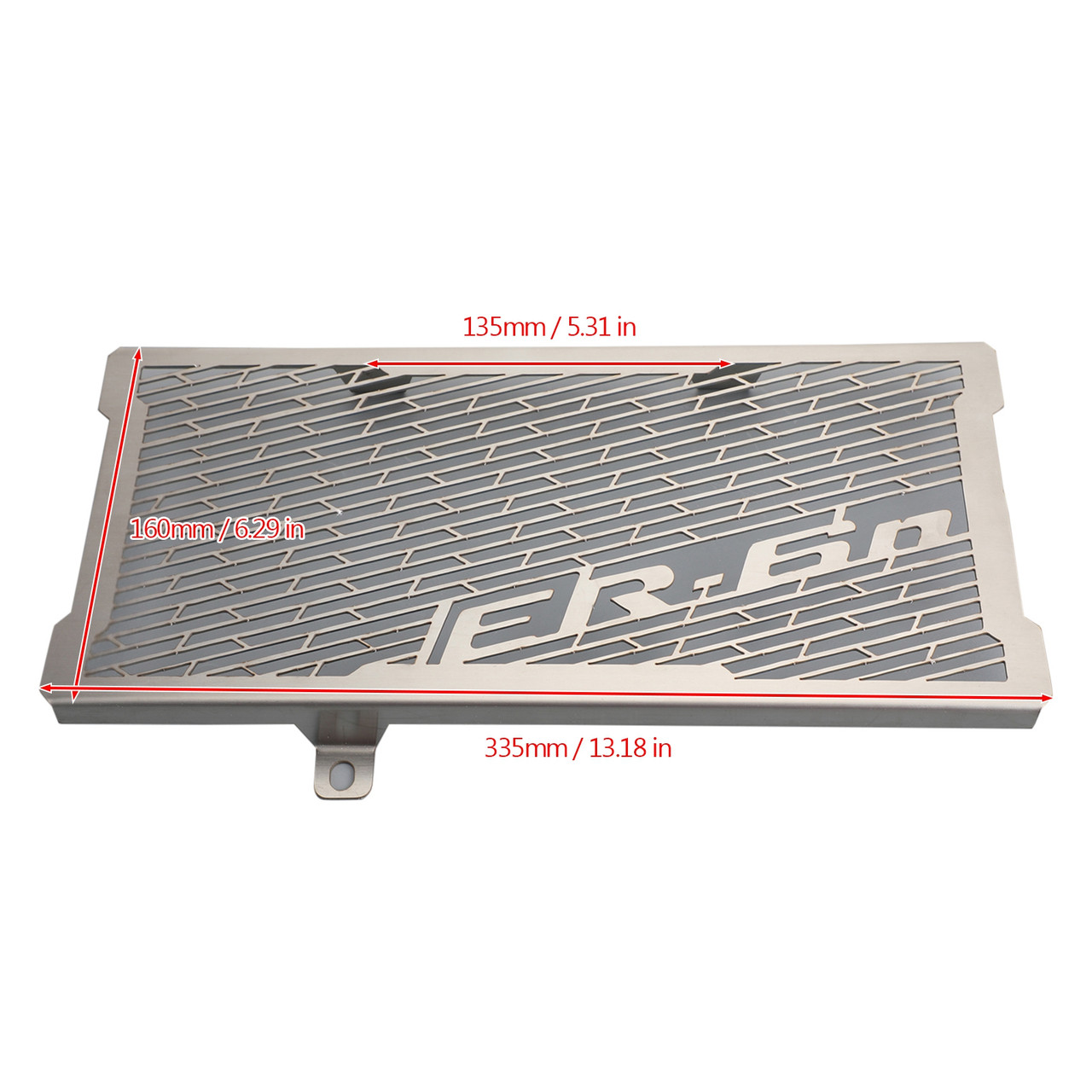 Stainless Steel Radiator Guard Prorector  for Kawasaki ER-6F ER-6N 12-16 Silver