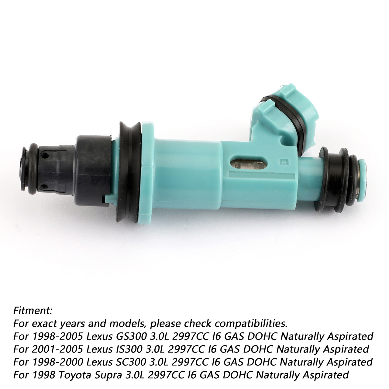 6x Fuel Injector 23250-46090 For Toyota Lexus GS300 98-05 IS300 01-05 SC300 98-00 Supra 3.0L 98