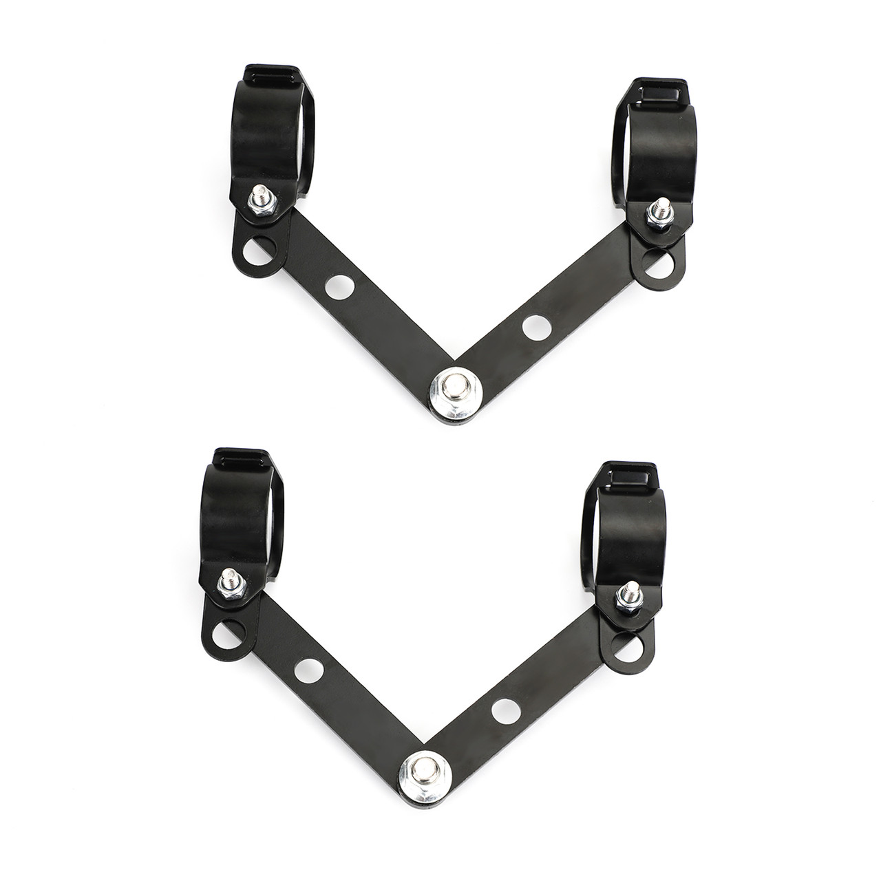 28mm-41mm Fork Headlight Mount Bracket Universal Motorcycle Head Lamp Holder Adapter Black 28mm-41mm Fork Headlight Mount Bracket Universal Motorcycle Head Lamp Holder Adapter Black
