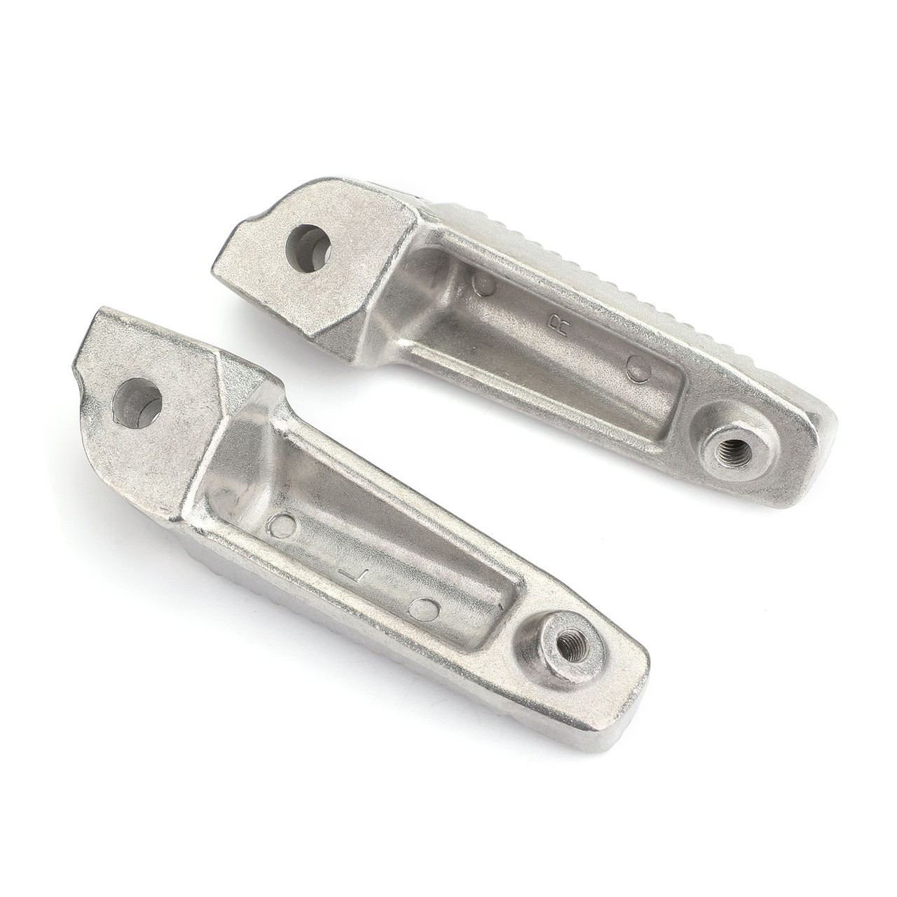 Front Footrests Foot Peg for BMW F800R 05-19 K1300S K1300R 07-15 K1200S 03-08 K1200R 04-08 K 1200 R Sport 06-08 Silver