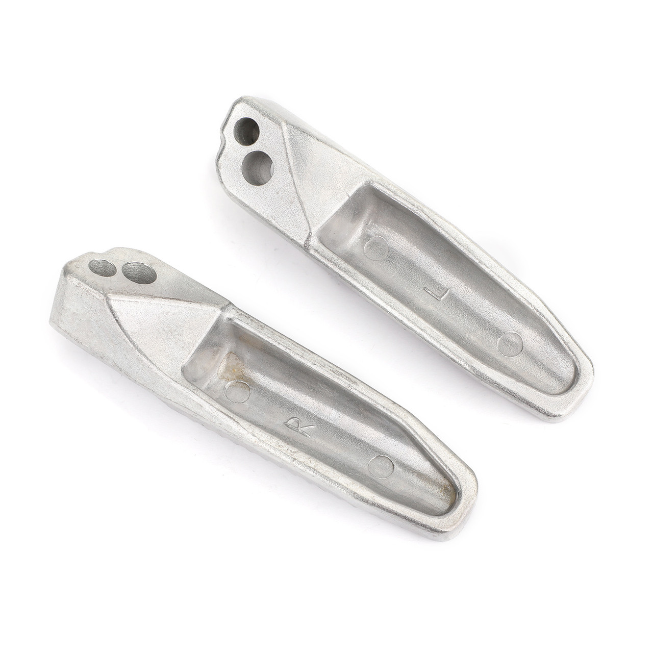 Rear Footrests Foot Peg for BMW F800R 05-19 K1300S K1300R 07-15 K1200S 03-08 K1200R R1200S 04-08 HP2 Enduro 04-06 Silver
