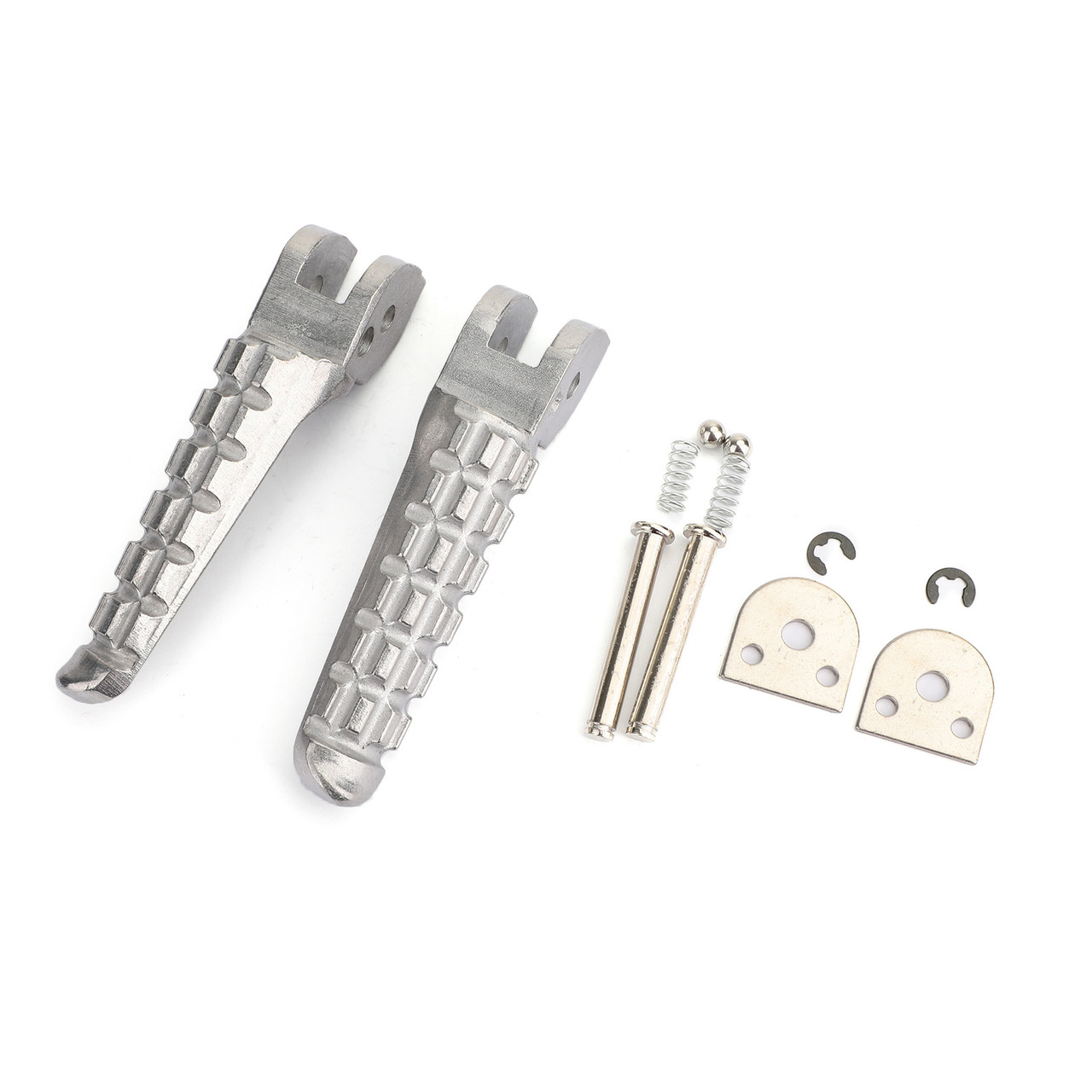 Rear Footrests Foot Peg for Ducati Ducati Monster 696 796 09-14 1100 09-10 EVO 12-13 Multistrada 07-09 Monster 620 06 797 17-19 Scrambler Icon Full Throttle 16-17 Silver