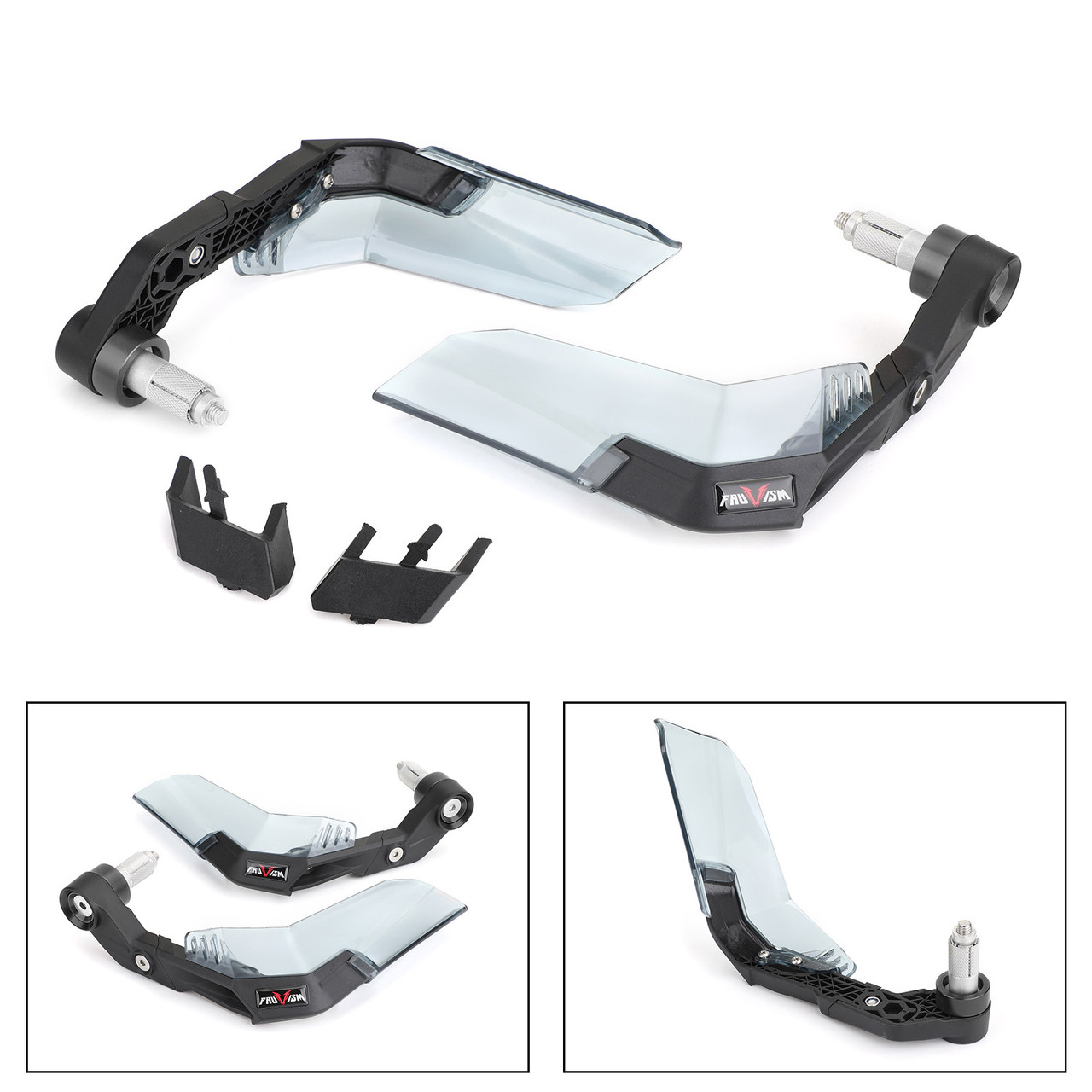 Universal Handguard Handlebar Shells Protector for Honda Yamaha Gray