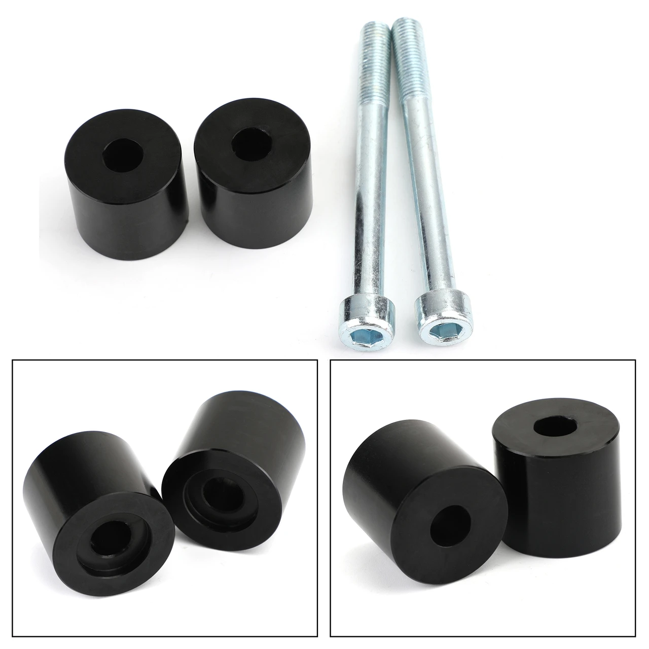 HANDLEBAR Bar Risers 30mm Rise for Ducati MTS1200 MULTISTRADA 10-19 MTS1260 18-19 MTS950 17-19 Black
